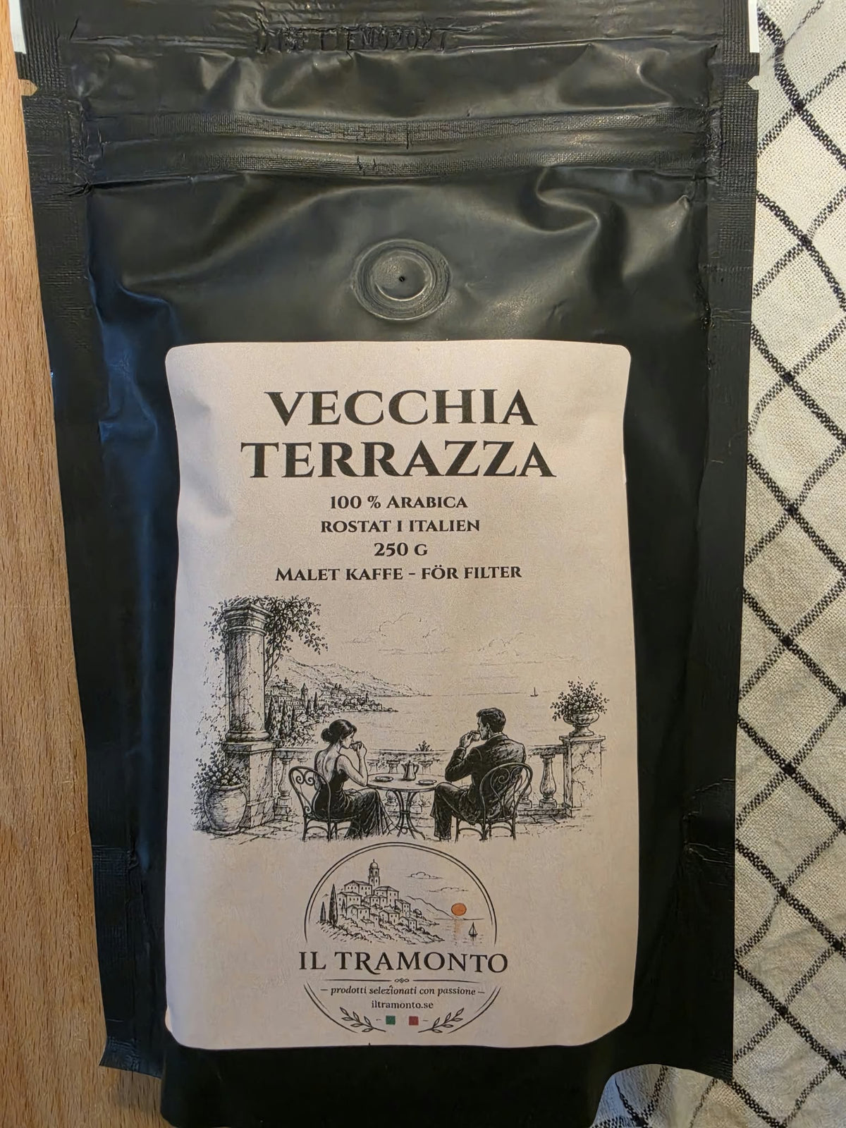 Vecchia Terrazza - Malet kaffe för filter